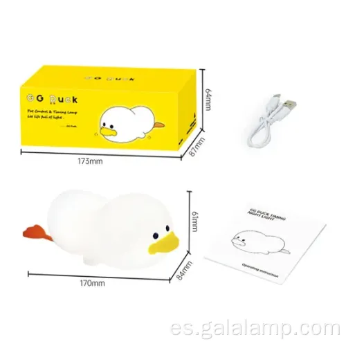 Ayuda de sueño de cabecera de pato encantador para niños